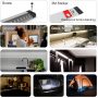 Under Cabinet Lighting Built-in Adjustable Cable, No Messy Wires! Dimmable Counter Lights with Memory Function 3 Panel LED Kitchen Lighting Bar 3000K Warm White USB Powered Under Cupboard Lighting - Image 3