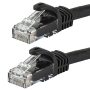 Cat 6 CAT6 Patch Cord Cable 500mhz Ethernet Internet Network LAN RJ45 UTP BLACK - Image 2