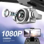 4DRC V14 Drone with 1080P HD Camera Live Video 120°Wide-Angle Wifi Altitude Hold, 3D Flip 2 Batteries Black - Image 2