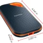 SANDISK - Extreme Pro Portable 1TB External USB-C NVMe SSD - Black - Image 2
