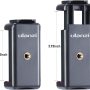 ULANZI ST-07 Phone Tripod Mount with Cold Shoe Mount for Microphone LED Video Light 1/4'' Tripod Screw for iPhone 11/Pro/Pro Max XS Max XR X 8 7 Plus Samsung Galaxy OnePlus Google Pixel Vlog Vlogging - Image 2