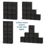 Black 12-Cube Cube Storage Organizer - Image 6