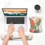 ITNRSIIET Mouse Pad Wrist Support Keyboard Wrist Rest Pad Ergonomic Mousepad Non-Slip Memory Foam Keyboard Pad Easy Typing Pain Relief Perfect for PC Laptop Gaming Office, Modern Abstract Style - Image 2