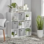 Mainstays 9-Cube Storage Organizer Bookcase, White - Image 1