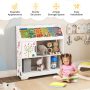 Kids Toy Storage Organizer with Book Shelf and Storage Cabinet - Image 4