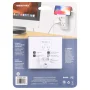 Merkury Innovations 2.4 Amp Wall Charger, 2 Outlets with 2 USB Charging Ports and Phone Stand, White - Image 6