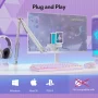 maono Gamerwave DGM20S USB Microphone Gaming Mic Condenser Mic RGB Mic Noise Canceling Mic with Mic Gain,RGB Light,One key mute - Image 5