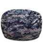 Posh Creations Structured Bean Bag Chair, Classic Round, Kids,2.5 ft, Nylon -Camo Digital - Image 2