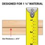 1-1/4 in. Putty Grey Flexible Polyethylene Center Barb Hobbyist Pack Bumper Tee Moulding Edging 12 ft. long Coil - Image 3