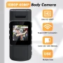 RONY 128GB 180° Rotate Mini Body Camera - 1080p Wearable Camcorder with Night Vision - Long Battery Life Audio Video Camera for Daily Records - Image 2