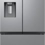 Samsung - 36 in. Wide 26 cu. ft. Mega Capacity Counter Depth 3-Door French Door Refrigerator with External Water and Ice Dispenser - Stainless Steel - Image 1