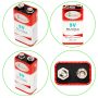 40 PCS 9V 6F22 9 Volts Battery Heavy Duty Zinc Carbon 0% Mercury Free Shipping - Image 4
