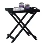 Convenience Concepts Designs2Go Folding Tray Table, Black - Image 2