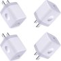 Single USB Port Wall Charger,Charger Cube,1A/5V 4Pack USB Charger Plug Charging Block Box Station Compatible for iPhone11 XS/Max/XR/X/8/7,Samsung Galaxy SS21/20/10/9,Note21/2010/9 A80 90,LG Stylo 6 5 - Image 3