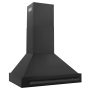 ZLINE - 36 inches - Convertible & Externally Vented - Wall Range Hood - Black - Image 2
