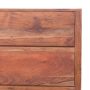 The Urban Port 58 in. x 17 in. Spacious Brown and Black 6-Drawer Chest Dresser with Metal Base - Image 3