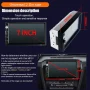 7" Double 2 DIN Car MP5 Player Bluetooth Touch Screen Stereo Radio With Camera - Image 2