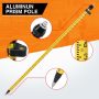 Aluminum GPS Pole, GPS Poles with Snap-Lock for Land Surveying & Engineering GPS/GNSS Accessory and Instruments (GLS26A) - Image 2