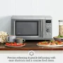 Breville - the Compact Wave Soft Close 0.9 Cu. Ft. Microwave - Silver - Image 2