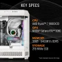 Thermaltake - Reactor 9880S Gaming Desktop AMD Ryzen 7 9800X3D 2024, 32GB DDR5, NVIDIA GeForce RTX 5080, 2TB NVMe M.2 - White - Image 2