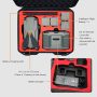 Judunmsk DJI Mavic Air 2/ Air 2S Waterproof Hard Case, Double Layer, Small & Portable Carrying Case,Compatible with Air 2/Air 2S Fly More Combo,Professional Drone Accessories(Does not Include Drones) - Image 6