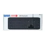 onn Wired Usb Keyboard Internet Keys Usb-A Standard Keyboards with Usb Computer Keyboard, Gray, 1 Pack - Image 2