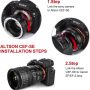 EF/EF-S Lens to Sony E Mount T Smart Adapter, Auto Focus Lens Adapter Ring for Canon EF/EF-S Lens to Sony E Mount Camera (CEF-SE) - Image 5