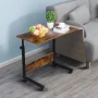 Zimtown Side Table Rolling Computer Desk Stand Coffee Sofa End Cart Laptop PC Tray Home - Image 6
