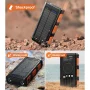 45800mAh Solar Power Bank 15W with Hand Crank & Cables & Wireless Charger, Solar Charger Compatible for iPhone & Android Phone - Image 6