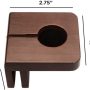 MobileVision Wood Charging Station & Compatible Adapter for Apple Watch Combo Multi Device Organizer for Apple Watch, Smartphones, Tablets, Laptops, and More - Image 5
