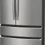 Frigidaire - Gallery 36 in. Wide 22.1 Cu. Ft. Counter-Depth 4-Door French Door Refrigerator with Internal Water Dispenser - Smudge Proof Stainless Steel - Image 2