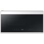 Samsung - Bespoke 2.1 Cu. Ft. Over-the-Range Microwave with Sensor Cooking and Edge to Edge Glass Display - White Glass - Image 1