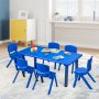 6-pack Kids Plastic Stackable Classroom Chairs - Image 5