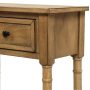 58 in. Brown Standard Rectangle Wood Console Table with Drawers - Image 2