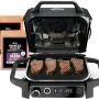 Ninja - Woodfire Outdoor Grill & Smoker, 7-in-1 Master Grill, BBQ Smoker, & Outdoor Air Fryer with Woodfire Technology - Gray - Image 2