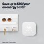 Amazon - Smart Thermostat – Save money and energy - Works with Alexa and Ring - C-wire required - White - Image 4