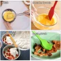 Mixing Bowls with Lids Set, 23 Pcs Kitchen Utensils Stainless Steel Nesting Bowls, Measuring Cups Spoons, 12 Reusable Silicone Stretch Lids Non-Slip Mat Egg Whisk for Baking Cooking by Kosbon - Image 4