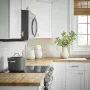 74 in. L x 25 in. D Unfinished Hevea Solid Wood Butcher Block Countertop With Standard Edge - Image 6