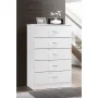5-Drawer White Chest of Drawers - Image 5