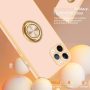 iPhone 11 Pro Max Case, iPhone 11 Pro Max Case with Ring Stand, [360° Rotatable Ring Holder Magnetic Kickstand] Slim Soft TPU Shockproof Protective Cover Case for Women Girl, Rose Gold - Image 3