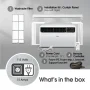 LG - 350 Sq. Ft. 8,500 BTU Smart Inverter Window Air Conditioner - White - Image 3
