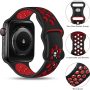 Gleiven Compatible with Apple Watch Band 38mm 40mm 41mm 42mm 44mm 45mm,Breathable Soft Silicone Sport Replacement Strap Women Men For iWatch Series 7/6/5/4/3/2/1/SE - Image 5