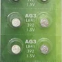 10 LOOPACELL AG3 LR41 392 384 CX41 SR41SW SR736 1.5V Alkaline Watch Battery - Image 1