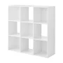 Mainstays 9-Cube Storage Organizer Bookcase, White - Image 4