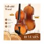 CAHAYA Violin 4/4 Full Size - Full Wooden Violin Set for Beginners Kids Adult... - Image 2
