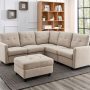 Modern Modular Sectional Sofa Living Room Furniture Set Casual DIY Couch - Image 1