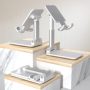 Adjustable Cell Phone Tablet Stand Desktop Holder Mount Mobile Phone iPad iPhone - Image 2