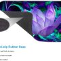Gaming Mouse Pad,Extended Mouse Pad,Large Computer Keyboard Mouse Mat Desk Pad with Non-Slip Base Rubber Mousepad for Work Game Office Home,23.6x13.8x0.18inch,Purple Lotus Flower - Image 6