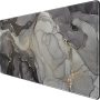 Desk Mat, Large Extended Gaming Mouse Pad XXL, Full Desktop Pad Black Grey Marble Stitched Edges Desk Pad Keyboard Mat for Computer, Laptop, Wireless Mouse, Men Mouse Mat 31.5x15.7 Inchs - Image 1