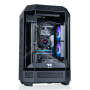 Thermaltake - LCGS Reactor 7897X Gaming Desktop AMD Ryzen 7 7800X3D 2023 32GB Memory Radeon RX 9070 XT 2TB SSD NVMe M.2 - Black - Image 1
